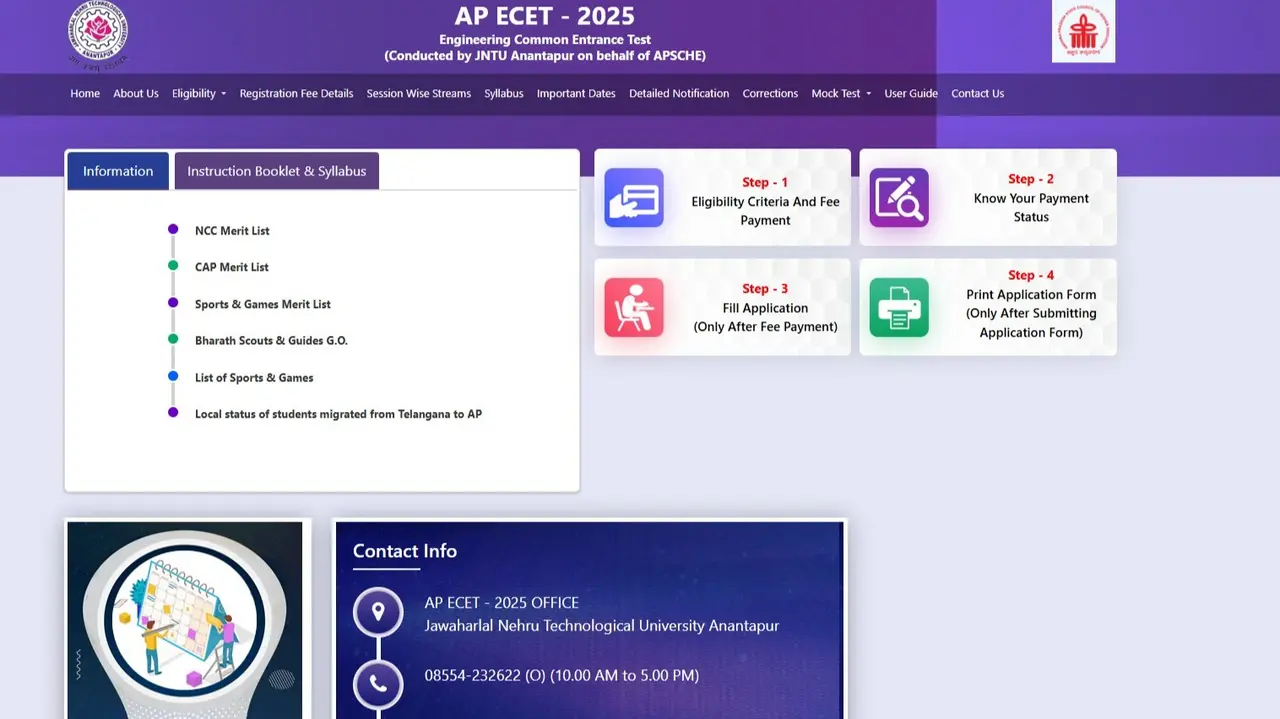 AP ECET Registration 2025