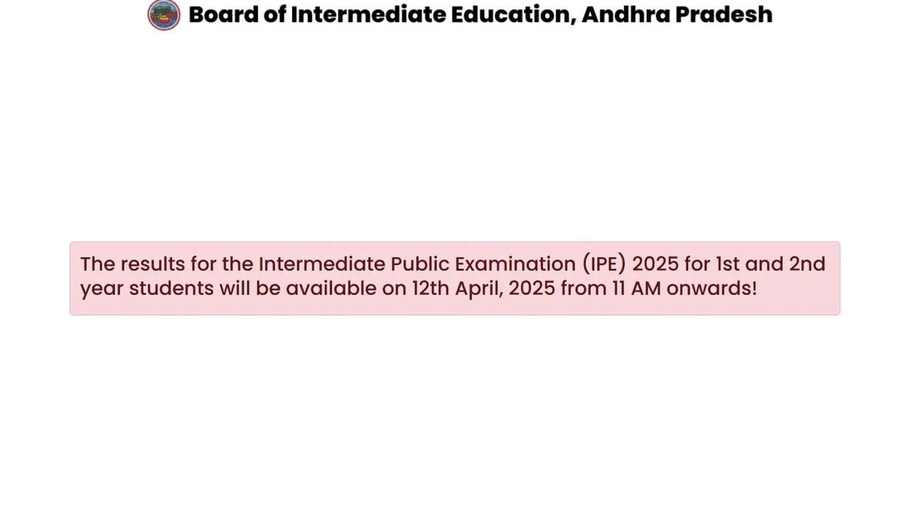 AP Inter 1st, 2nd Year Results 2025: Manabadi BIEAP Result Declared on results.bie.ap.gov.in, Know How to Check AP Inter 1st, 2nd Year Results 2025 Live