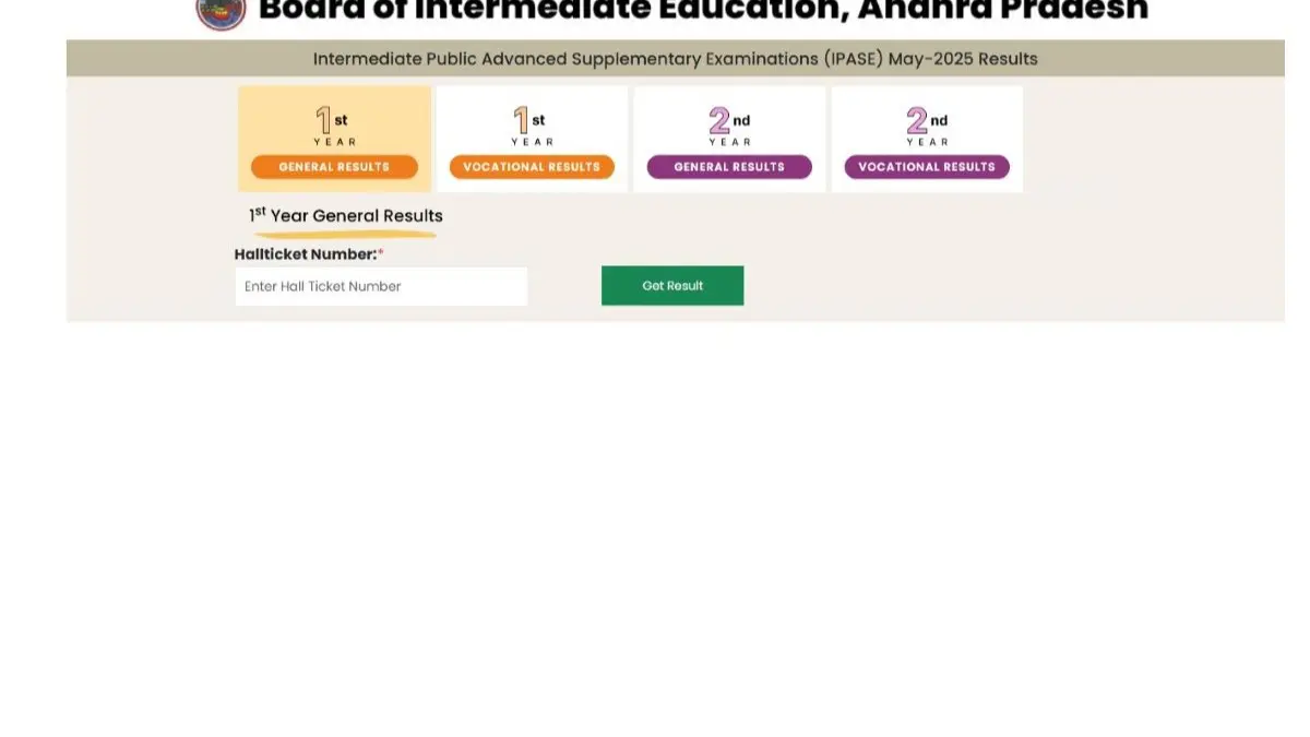 AP Inter Supplementary Results 2025: Declared at resultsbie.ap.gov.in, Direct Link to Check here AP Inter Supplementary Results 2025: Declared at resultsbie.ap.gov.in, Direct Link to Check here