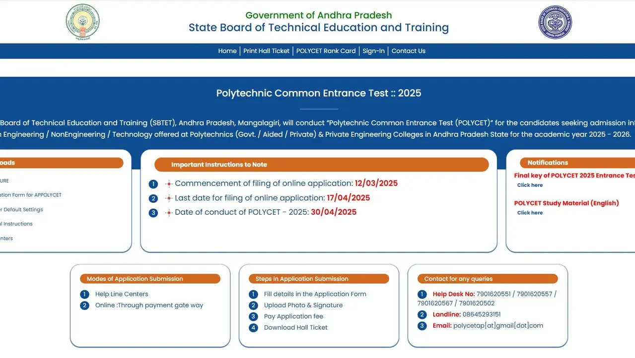 AP POLYCET Counselling 2025 Seat Allotment Result Today at polycet.ap.gov.in, Here's How to Check AP POLYCET Counselling 2025 Seat Allotment Result Today