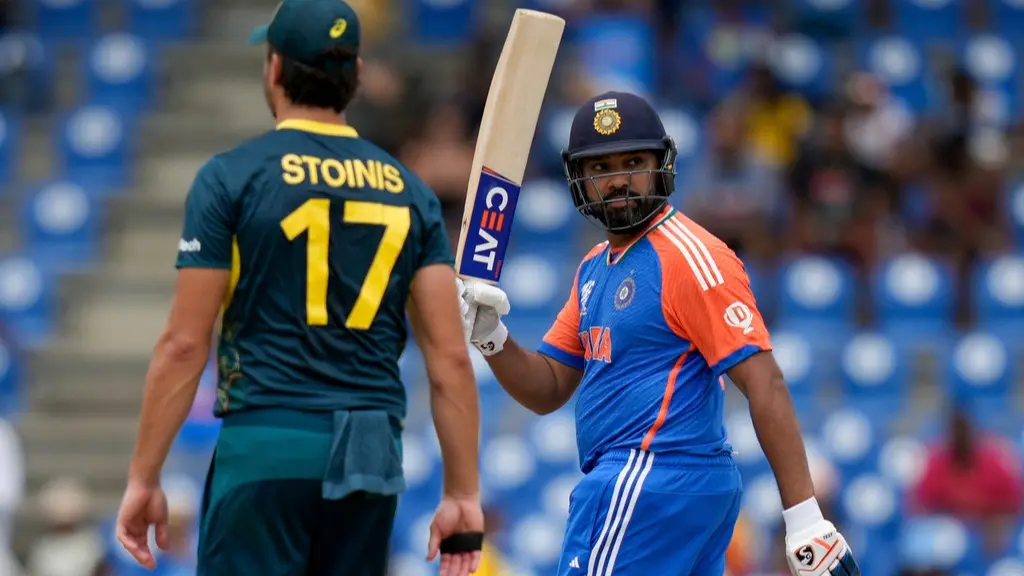 Rohit Sharma's sensational knock for India vs Australia in T20 World Cup 2024