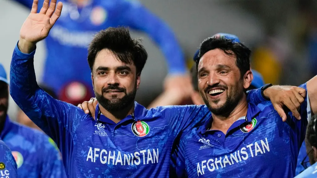 'GIVE THE RESPECT THEY DESERVE': Cricket world erupts as Afghanistan qualify for T20 WC 2024 semis Rashid Khan and Gulbadin Naib