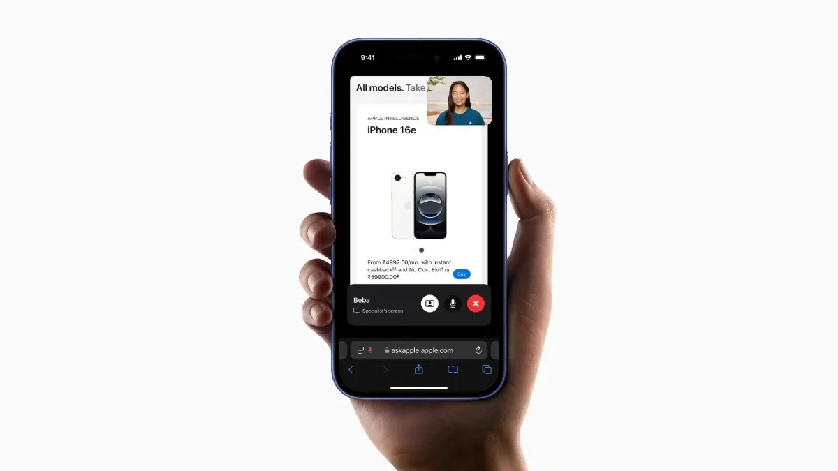 Apple Launches 'Shop with a Specialist over Video' in India for Personalised Online Shopping Experience Apple Launches 'Shop with a Specialist over Video' in India for Personalised Online Shopping Experience