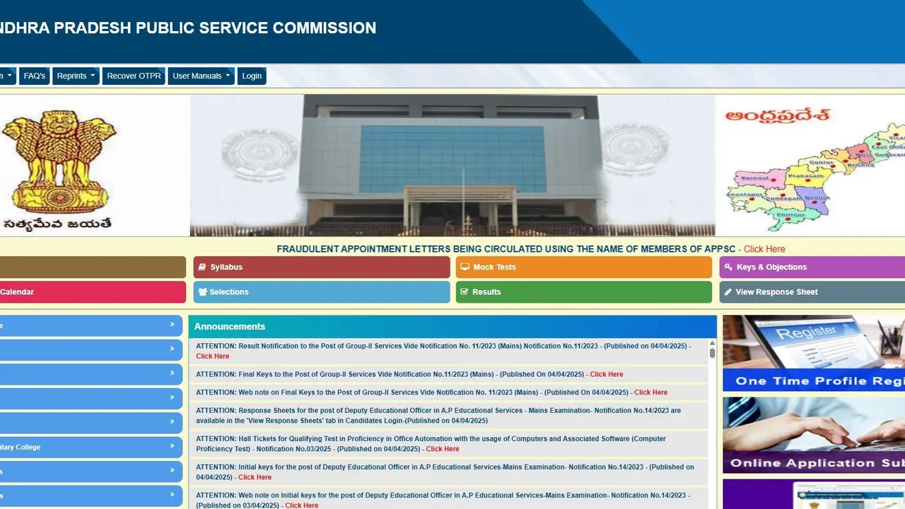 APPSC Group 2 Mains Result 2025 Declared