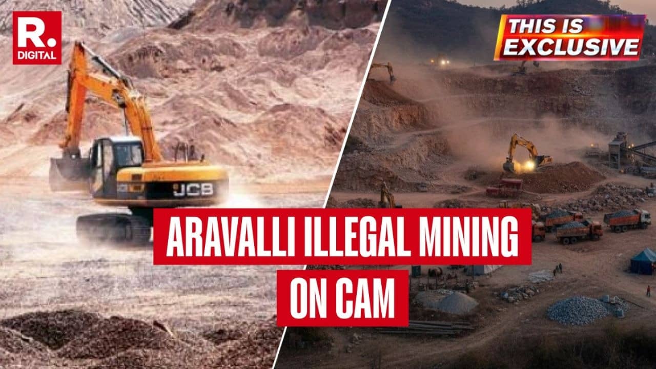 Aravalli Illegal Mining Caught On Cam