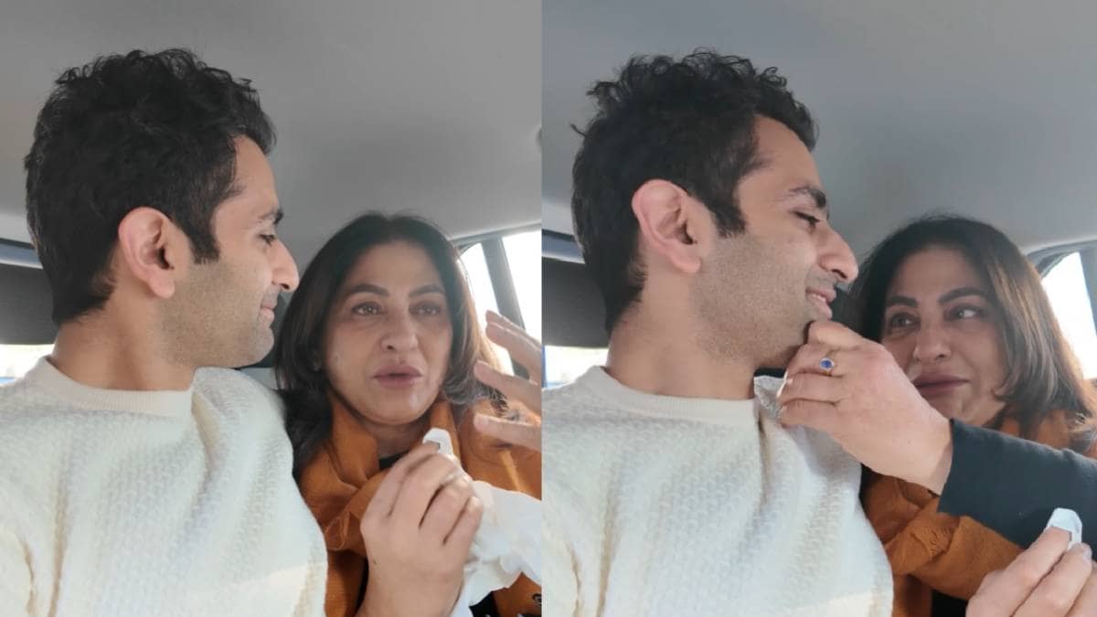 Archana Puran Singh with son