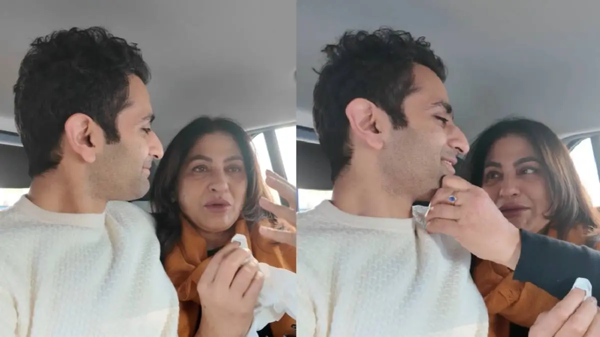 Archana Puran Singh with son