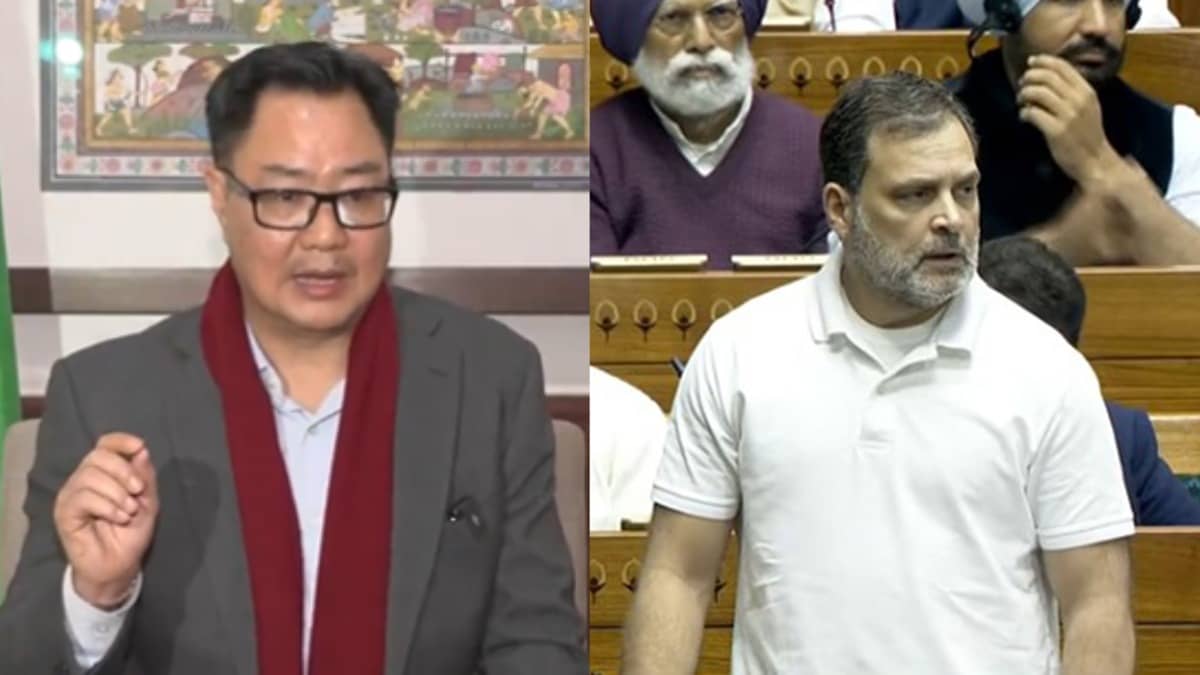 'Are You Above Parliament?' Kiren Rijiju Asks Rahul Gandhi To Apologise For Flouting Rules, Wasting Time 