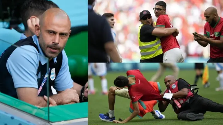 Argentina Coach Exposes Security Issues With Paris Olympics 2024 After Morocco Fans Throw Crackers Argentina vs Morocco