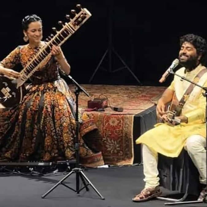 Arijit Singh joins Anoushka Shankar on stage 