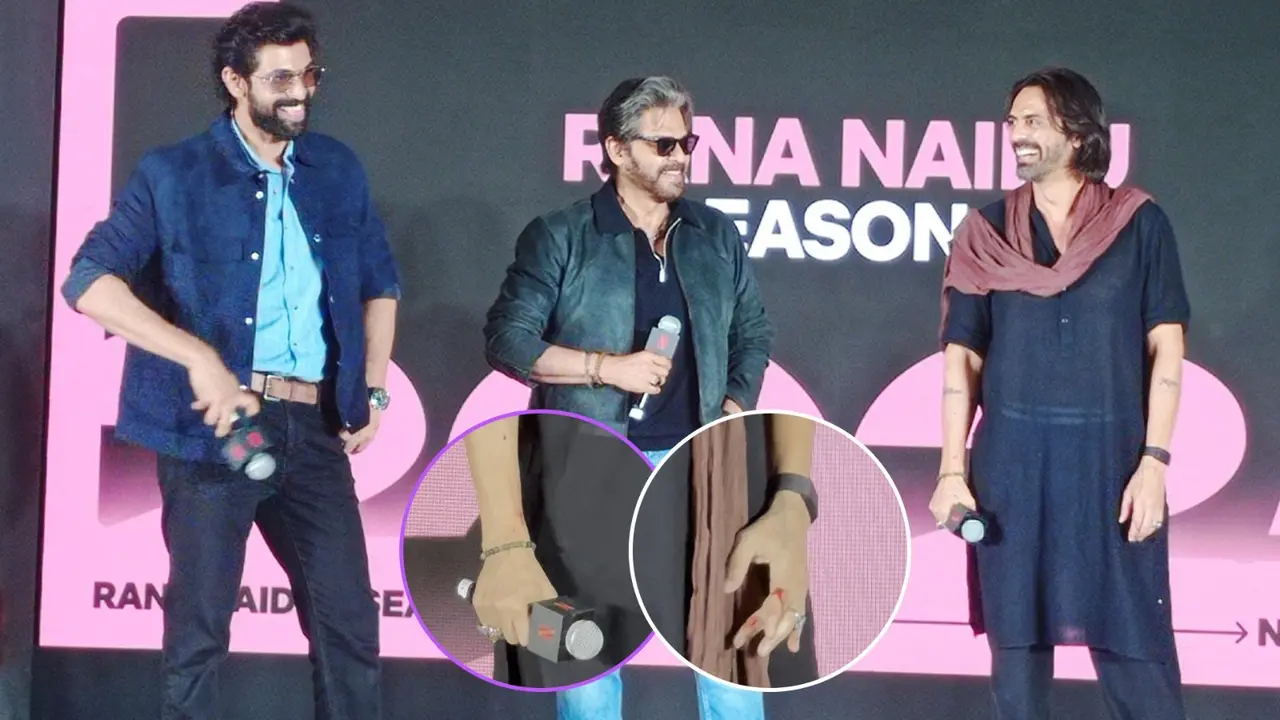Arjun Rampal Suffers Injuries, Bleeds On Stage After Breaking Glass At Rana Naidu Season 2 Event, Video Goes Viral Arjun Rampal sufferes multiple injury.
