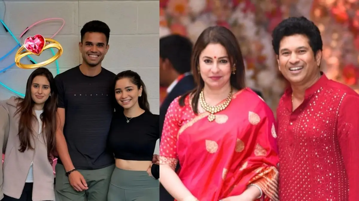 arjun Tendulkar get engage at the age of 25 with saaniya chandok when Sachin got marriage with anjali