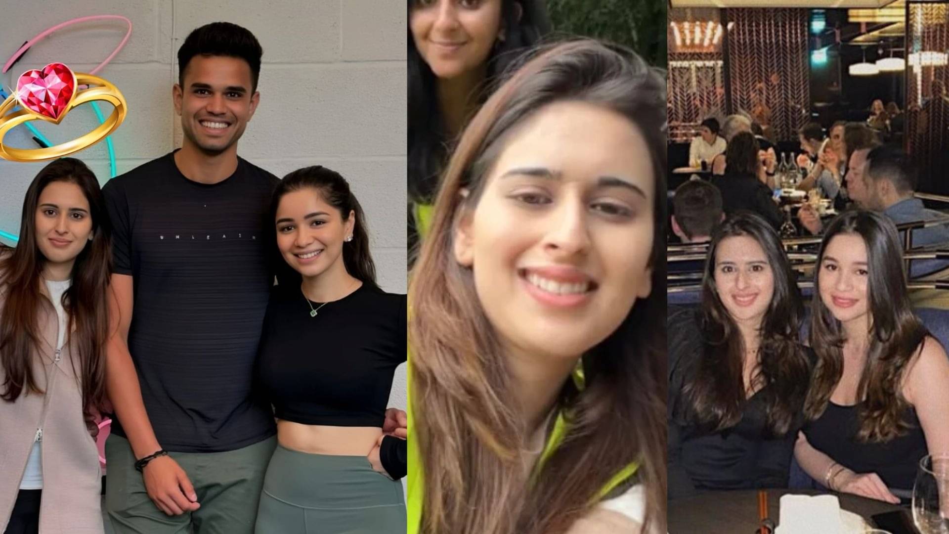 Arjun Tendulkar- Saaniya Chandhok- Sara Tendulkar