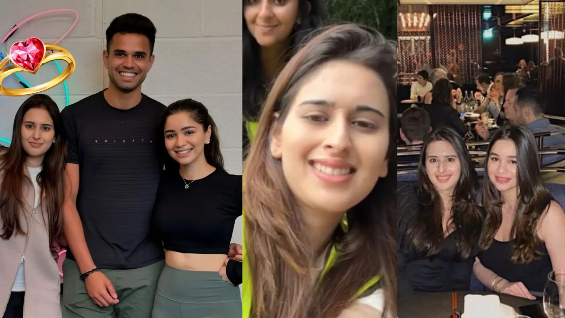 Arjun Tendulkar- Saaniya Chandhok- Sara Tendulkar