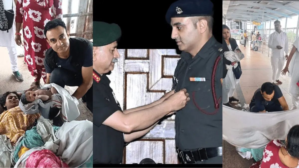 Army Chief Honours Major Who Used Knife and Handkerchief to Deliver Baby on Jhansi Railway Platform