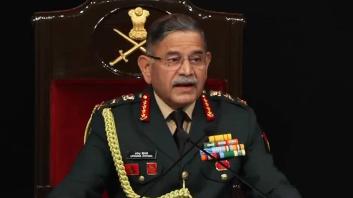 Army Chief Upendra Dwivedi