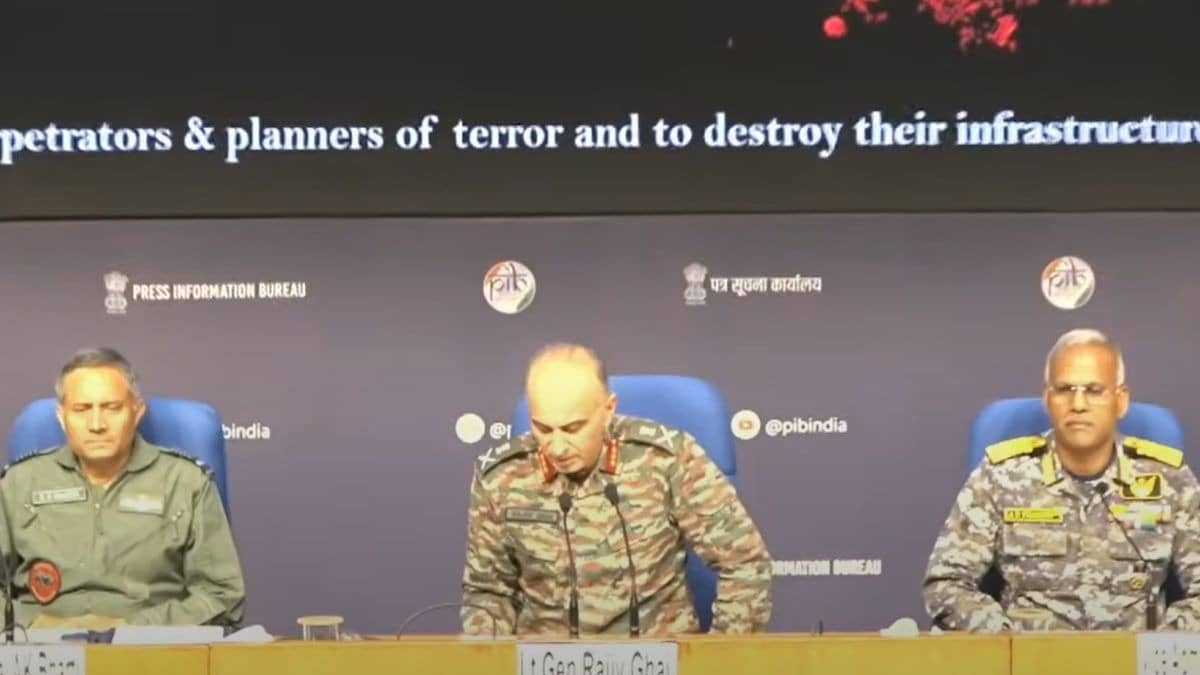  Army press conference on Operation Sindoor