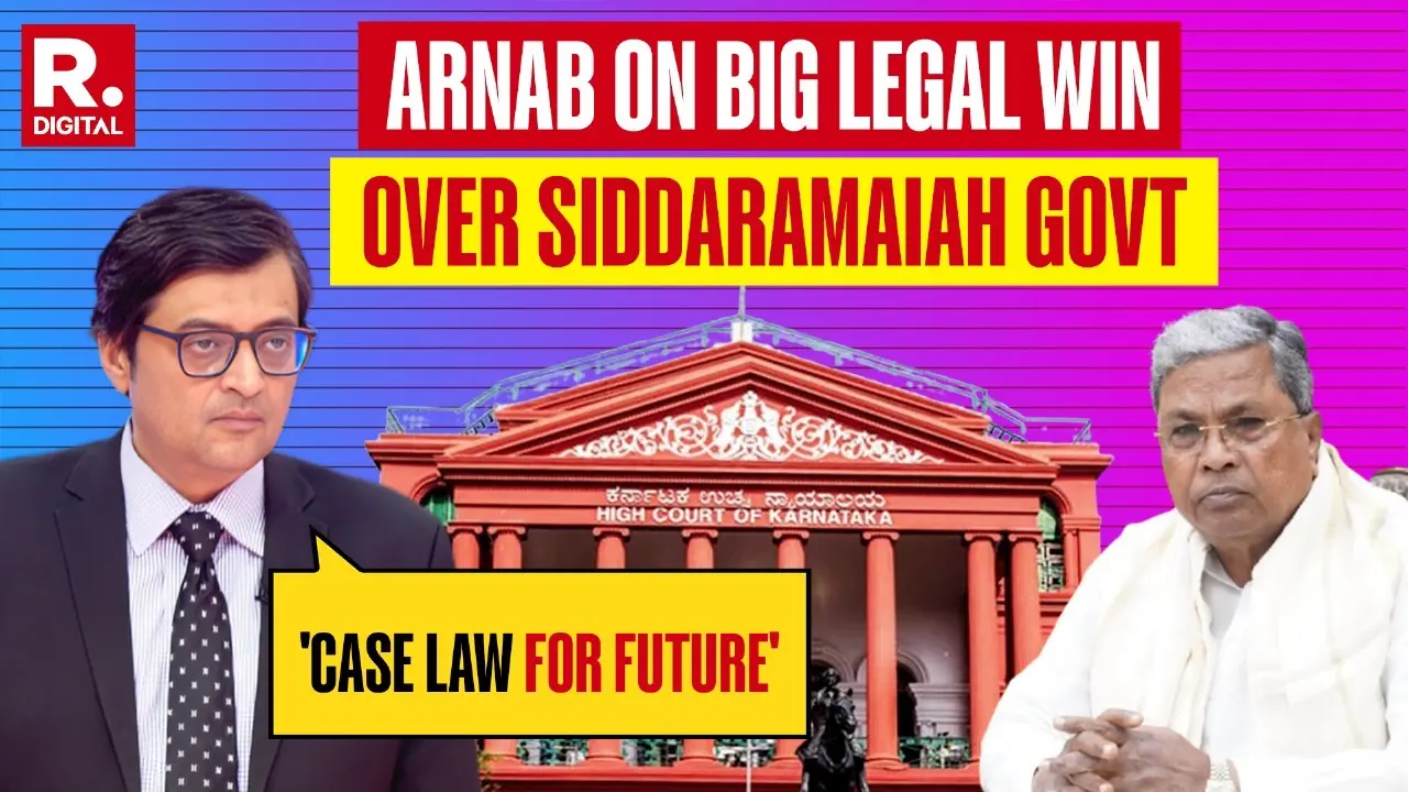 Attempted Blackmail, Harassment: Arnab Goswami After Karnataka HC Quashes Case Against Him Arnab Goswami, Arnab vs Siddaramaiah