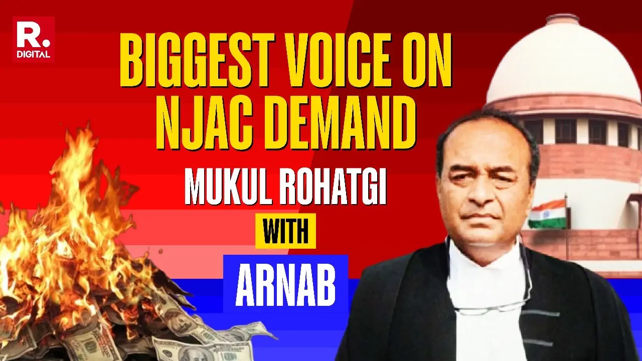 Arnab, Mukul Rohatgi Exclusive, NJAC