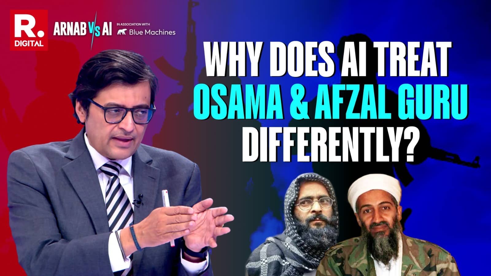 Arnab Vs AI: Why Does AI Treat Osama Bin Laden And Afzal Guru Differently? | Check What AI Says