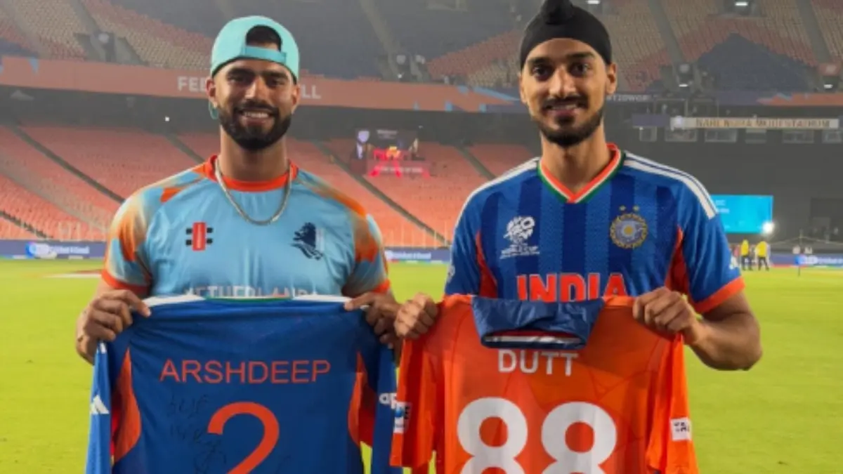 'No IF, No BUT': Arshdeep Singh-Aryan Dutt Exchange Jerseys After India Beat Netherlands; Act Wins Hearts Arshdeep Singh. Aryan Dutt