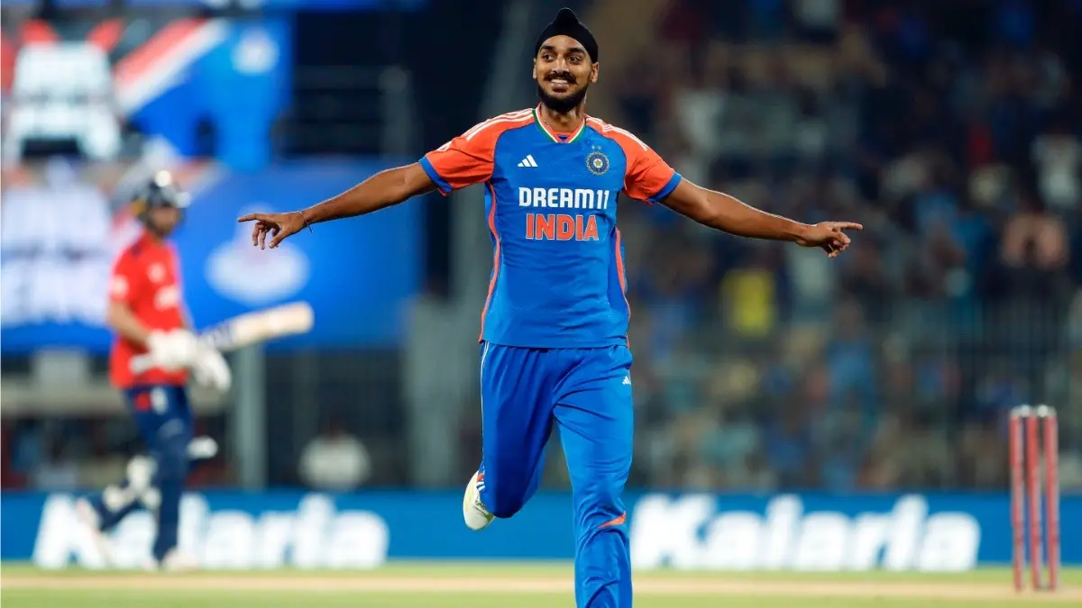 Arshdeep Singh Sets Eye On Historic Milestone, Indian Bowler One Wicket Away From Entering Elite List In T20 Cricket Arshdeep Singh celebrates after taking a wicket in the 2nd T20I match of the series against England