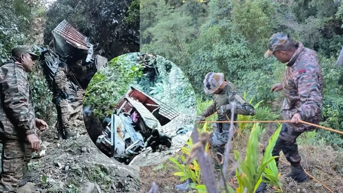Arunachal Truck Accident: 18 Dead, 3 Missing After Truck Carrying Labourers From Assam Plunges Into Deep Gorge