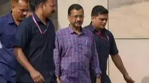 Arvind Kejriwal with Security