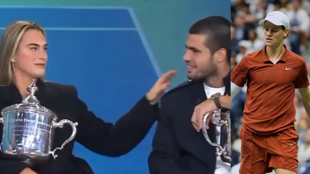 Aryna Sabalenka, Carlos Alcaraz, and Jannik Sinner