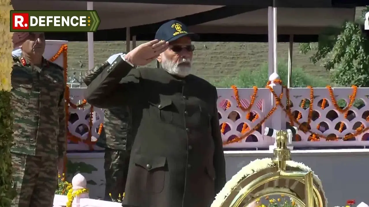 As India celebrates 25th Kargil Vijay Diwas, PM Modi visits Kargil War Memorial Today to honour the war heroes