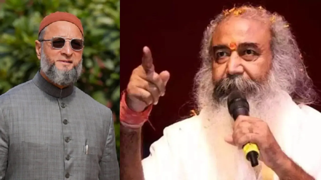 Asaduddin-Owaisi-acharya-pramod-krishnam