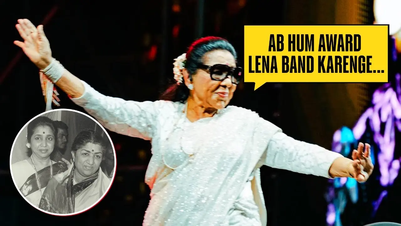 Asha Bhosle was a guest at Legends show on Republic Media Network