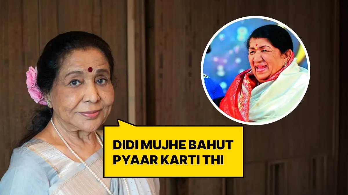 Asha Bhosle with Lata Mangeshkar