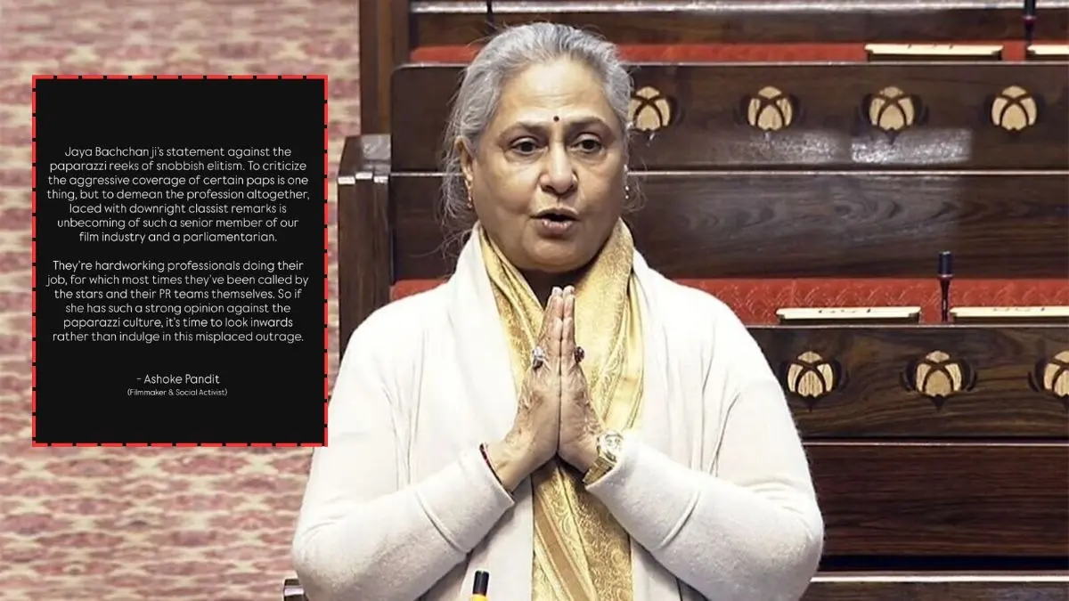 Ashoke Pandit slams Jaya Bachchan