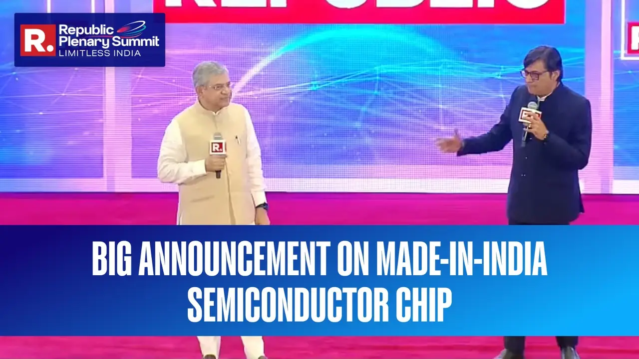 First Made-in-India Semiconductor Chip Will Be Rolled Out in 2025: Ashwini Vaishnaw Big Announcement Ashwini Vaishnaw, Republic Plenary Summit 2025