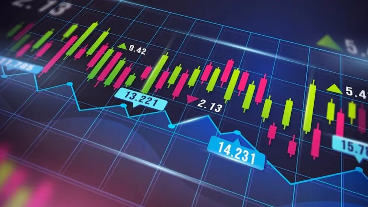 Asian shares fall, gold claims new record.