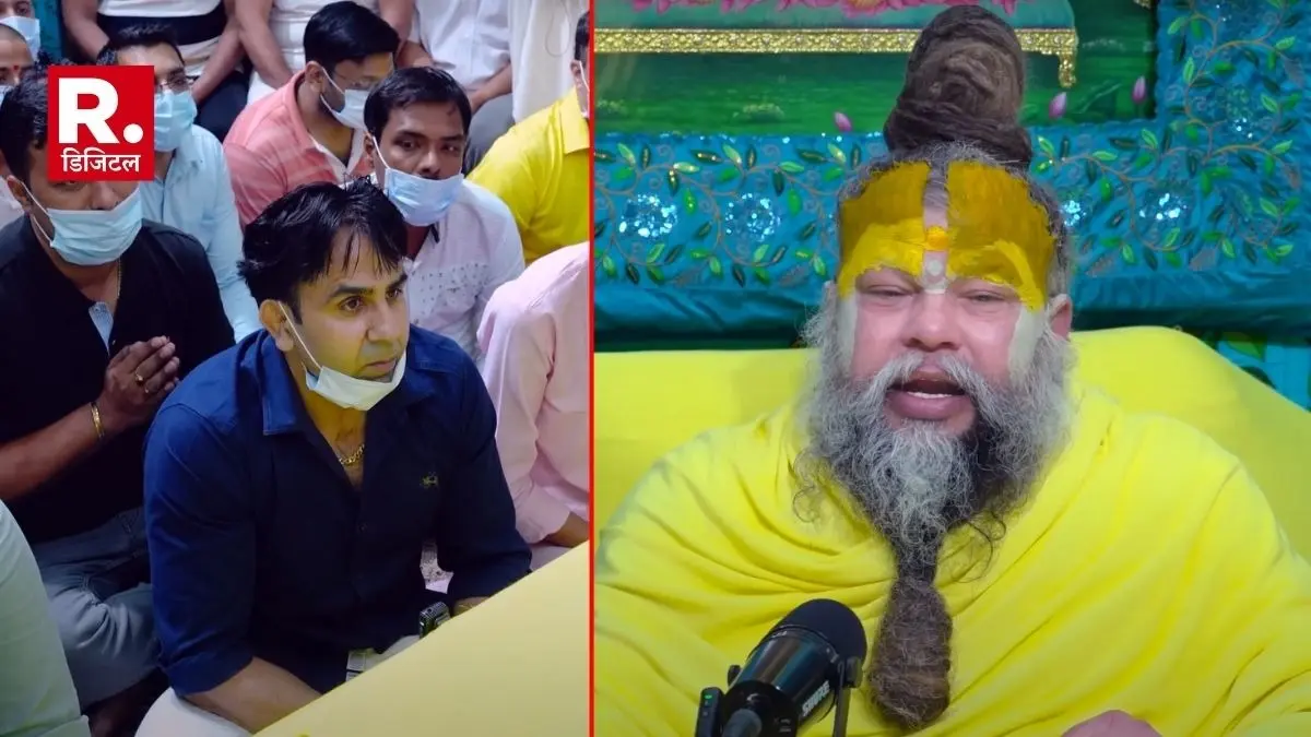 ASP Anuj Chaudhary met Premanand Ji Maharaj after promotion