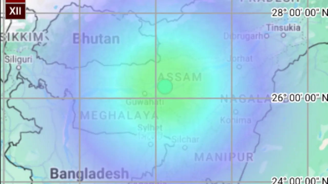 Earthquake of Magnitude 5 Jolts Assam's Morigaon District Assam Earthquake
