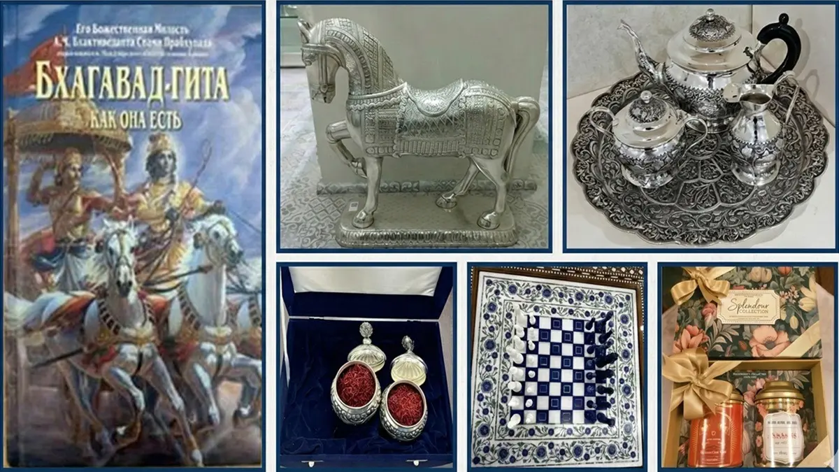 Assam Tea, Russian‑Language Gita, Kashmiri Saffron: PM Modi’s Gifts To Putin Reflect India's Cultural Offering