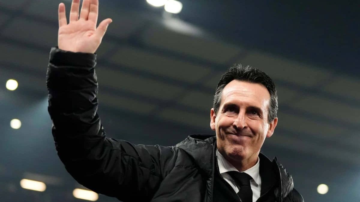 Aston Villa manager Unai Emery