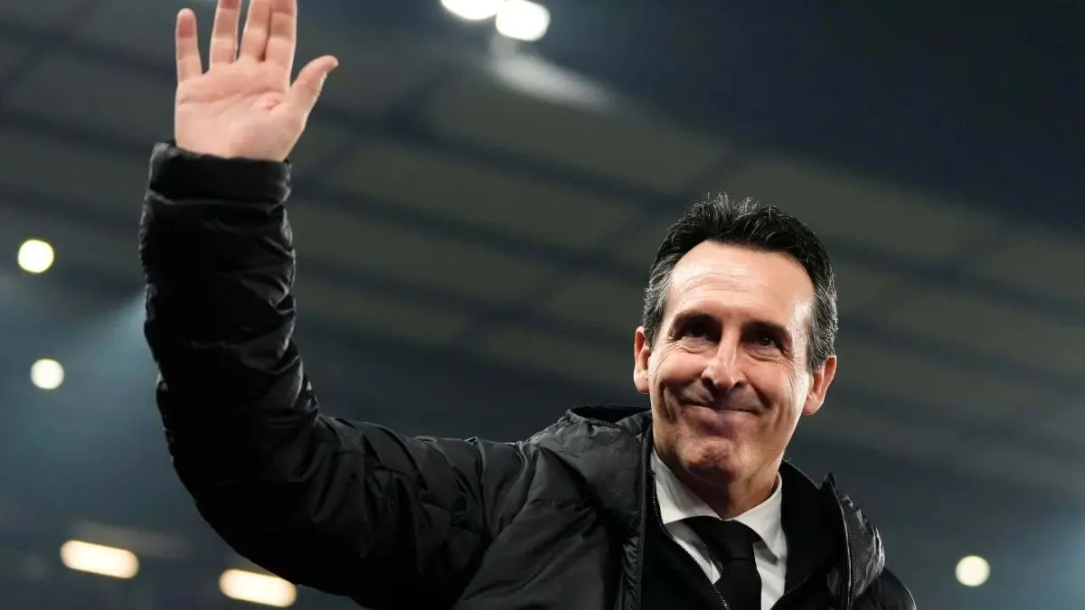 Aston Villa manager Unai Emery