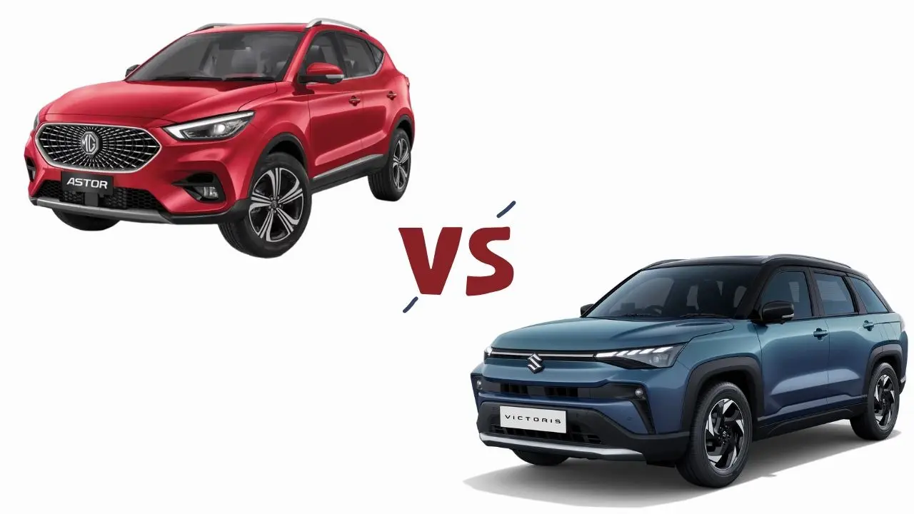 Maruti Suzuki Victoris vs MG Astor - How Do They Compare? Astor vs Victoris