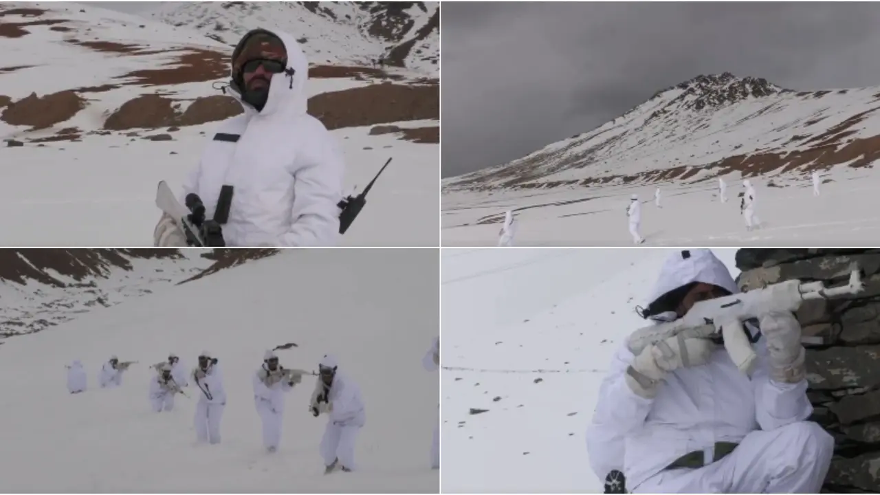 At 13,000 Feet, Romeo Force Of Indian Army Intensifies Search Ops Amid Heavy Snowfall | WATCH