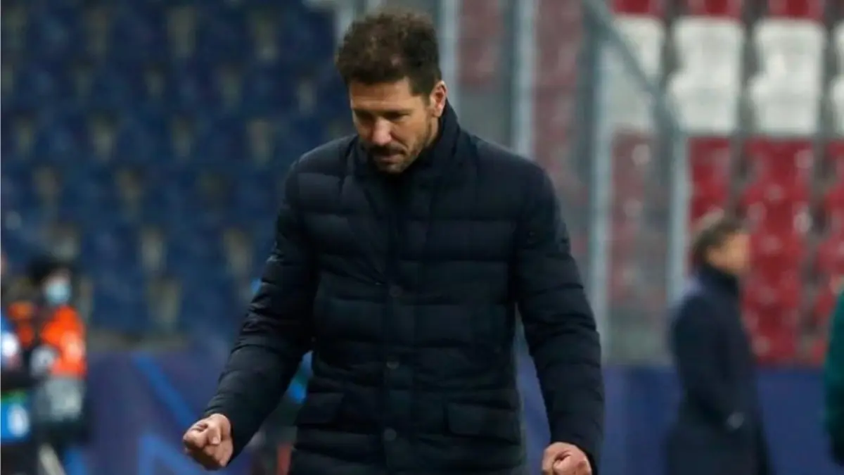 Atletico Madrid head coach Diego Simeone