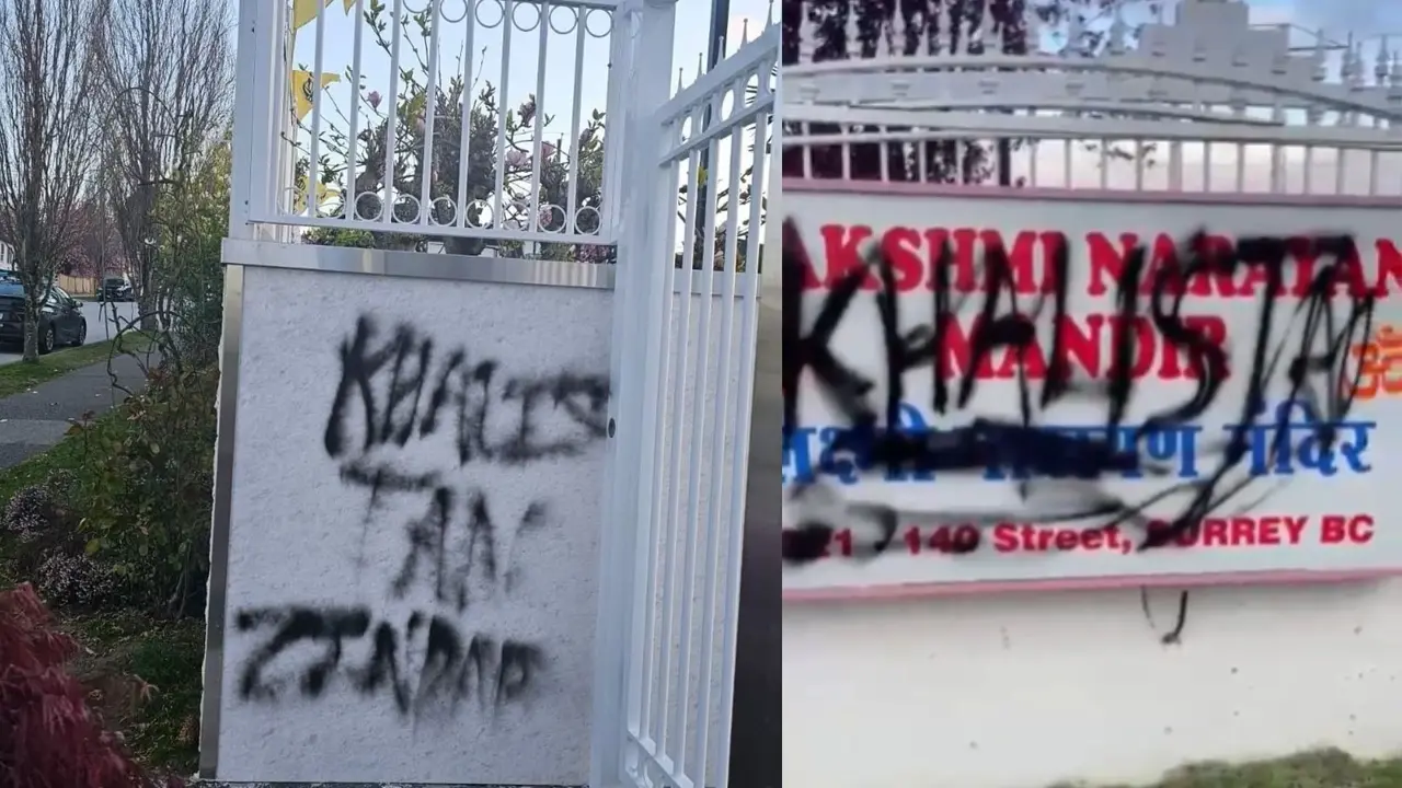 Attack on Temple in Canada