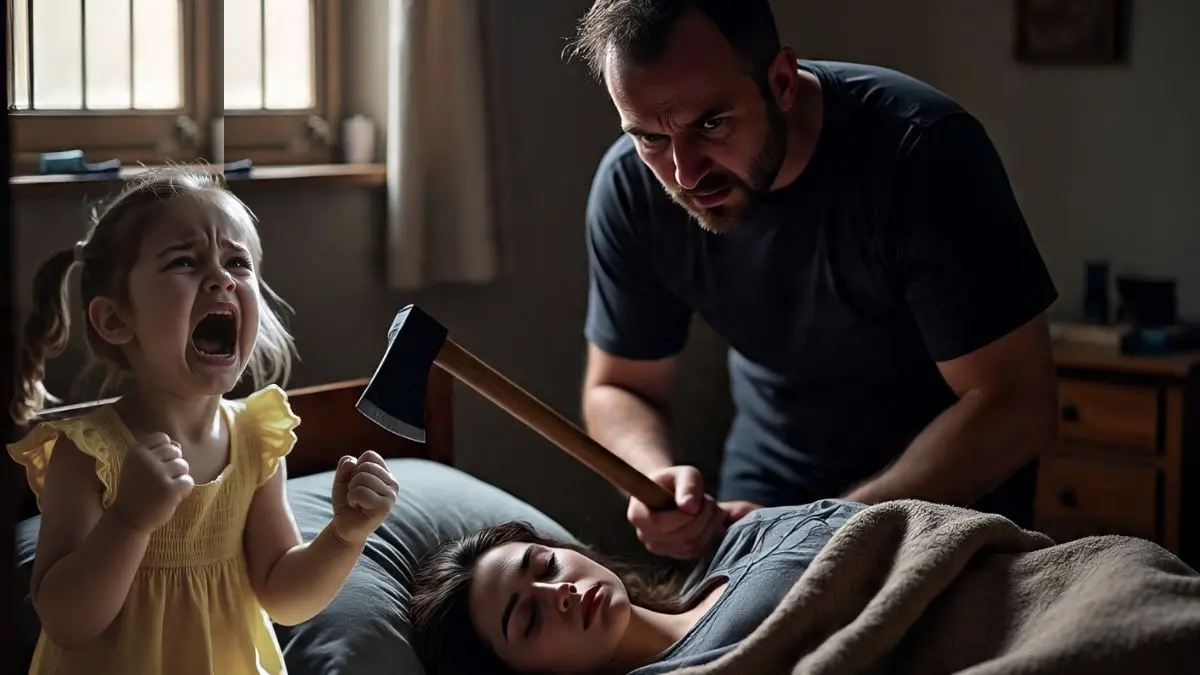 Attacked sleeping wife