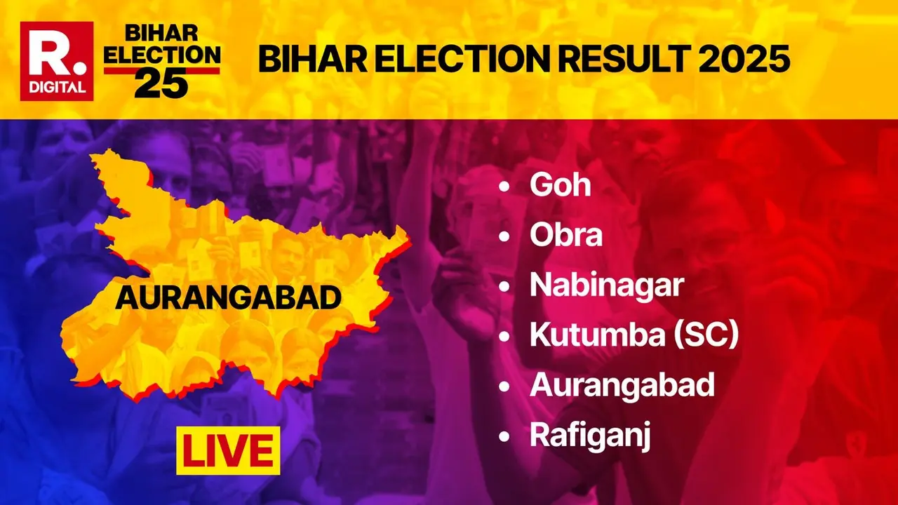 AURANGABAD (Bihar) Assembly Election Results Live: BJP's TRIVIKRAM NARAYAN SINGH Leading