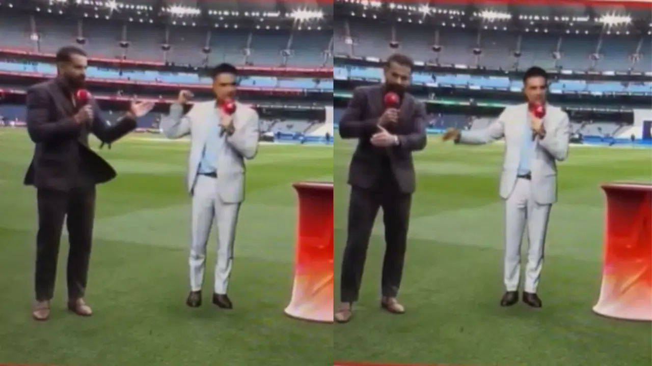 aus vs ind sanjay manjrekar clashed with irfan pathan in boxing day test on yashasvi jaiswal run out