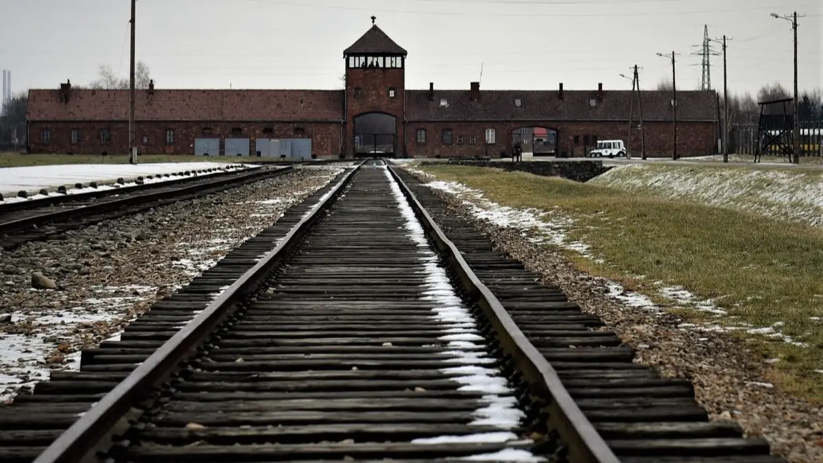 Auschwitz, the Nazi concentration camp.
