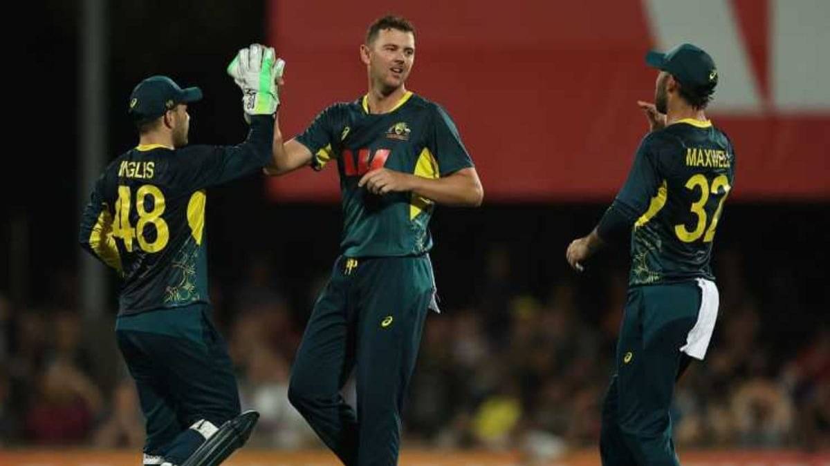 Australia beat south Africa to win Nine consecutive t20i tim David and josh hazelwood shines